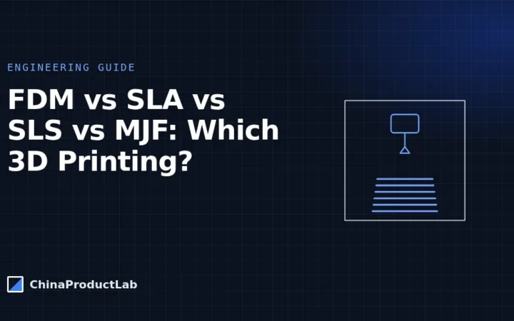 FDM vs SLA vs SLS vs MJF: Choosing a 3D Printing Technology