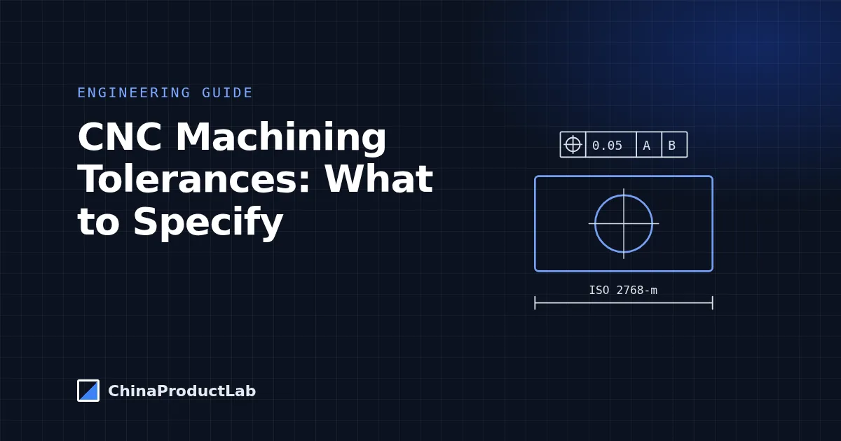 CNC Machining Tolerances: What to Specify — and What It Costs
