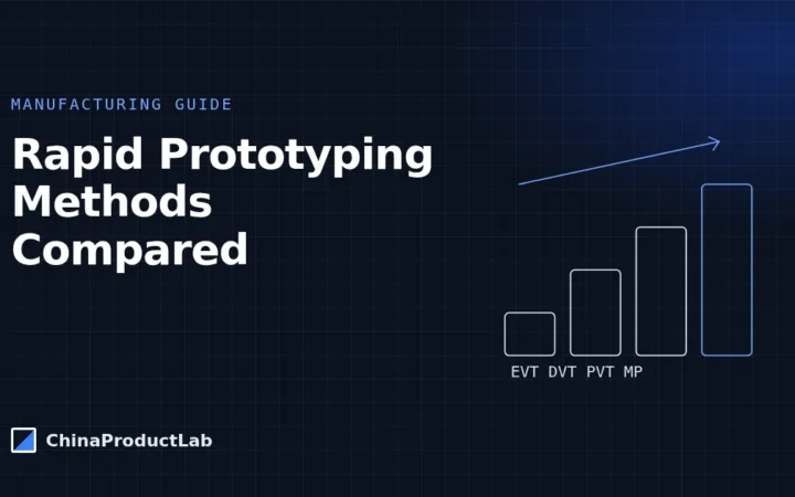 Rapid Prototyping Methods Compared: 3D Printing, CNC, Vacuum Casting and Rapid Tooling