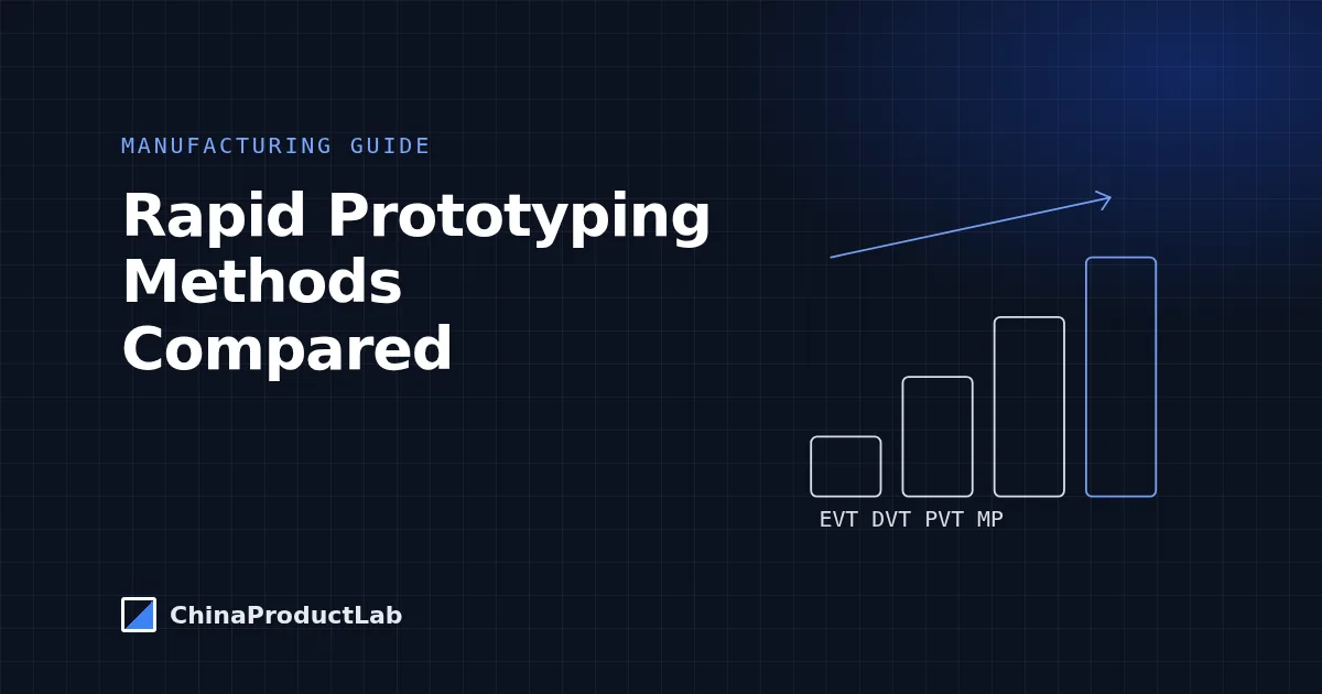 Rapid Prototyping Methods Compared: 3D Printing, CNC, Vacuum Casting and Rapid Tooling