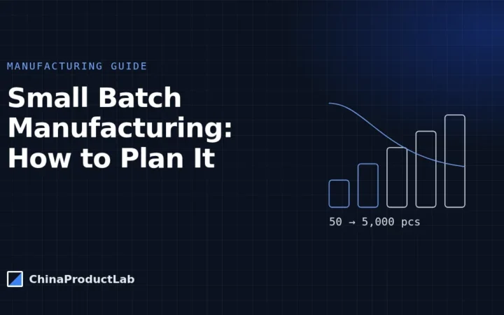 Small Batch Manufacturing: When It Makes Sense and How to Plan It