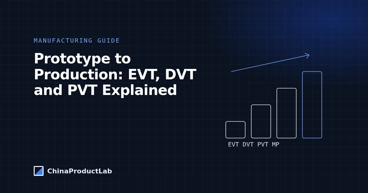 From Prototype to Production: EVT, DVT and PVT Explained