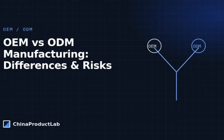OEM vs. ODM Manufacturing: Differences, Risks and How to Choose