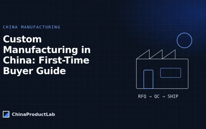 Custom Manufacturing in China: A Practical Guide for First-Time Buyers