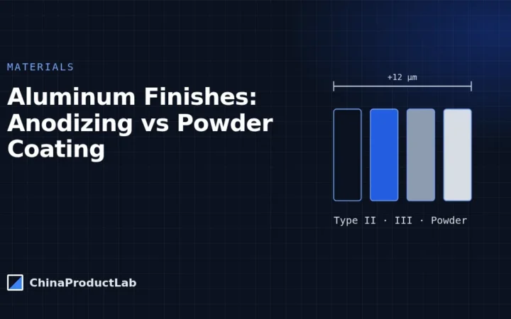 Surface Finishes for Aluminum Parts: Anodizing, Powder Coating, Chromate and More