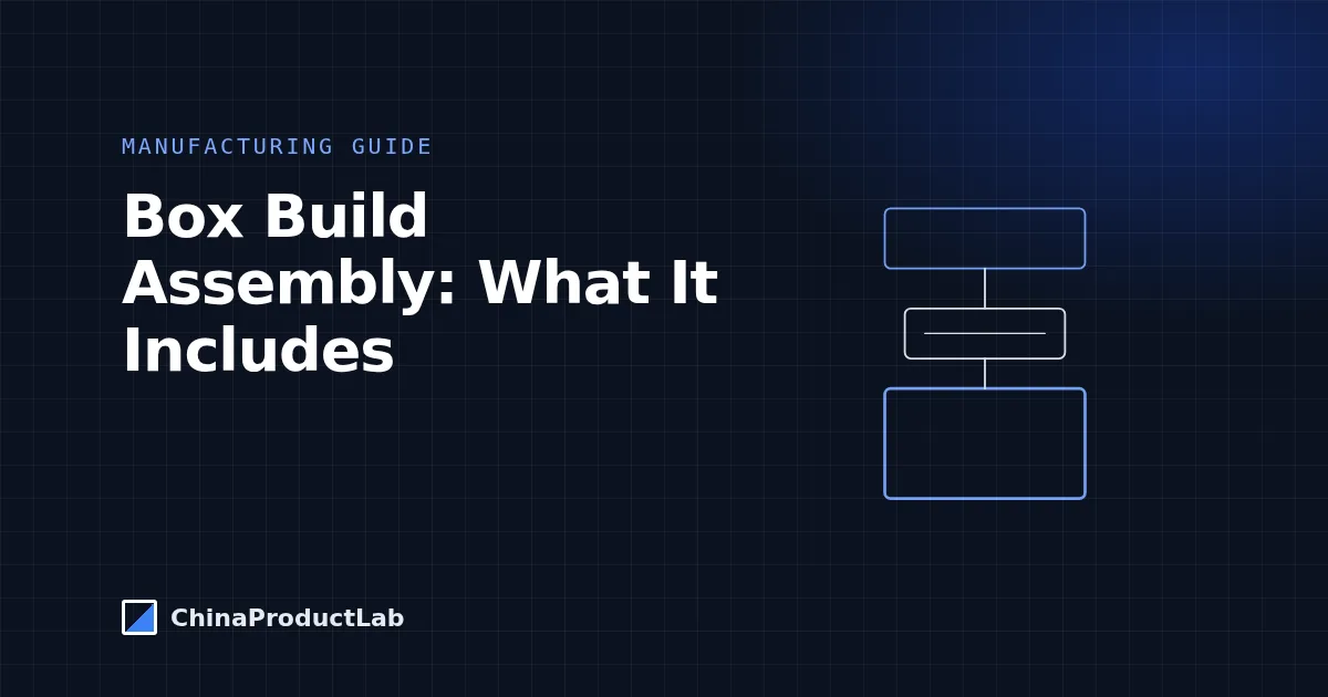 Box Build Assembly: What It Includes and How to Specify It