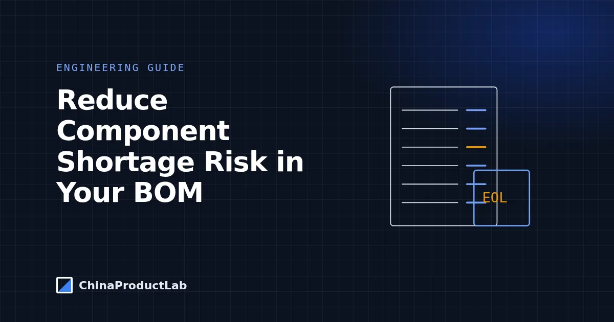 How to Reduce Component Shortage Risk in Your BOM