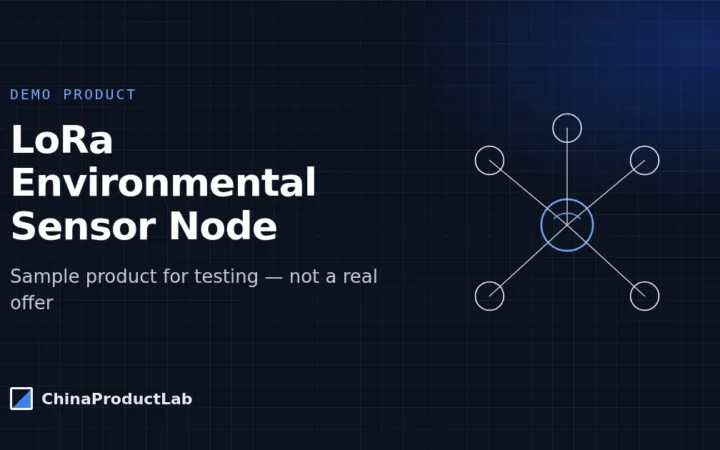 DEMO – LoRa Environmental Sensor Node (demo image)